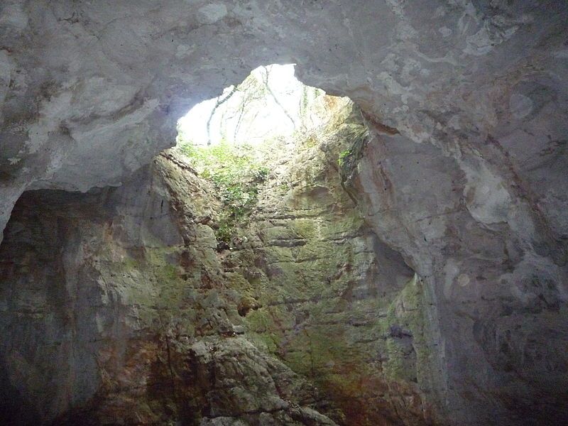 Entrée Grotte des Demoiselles