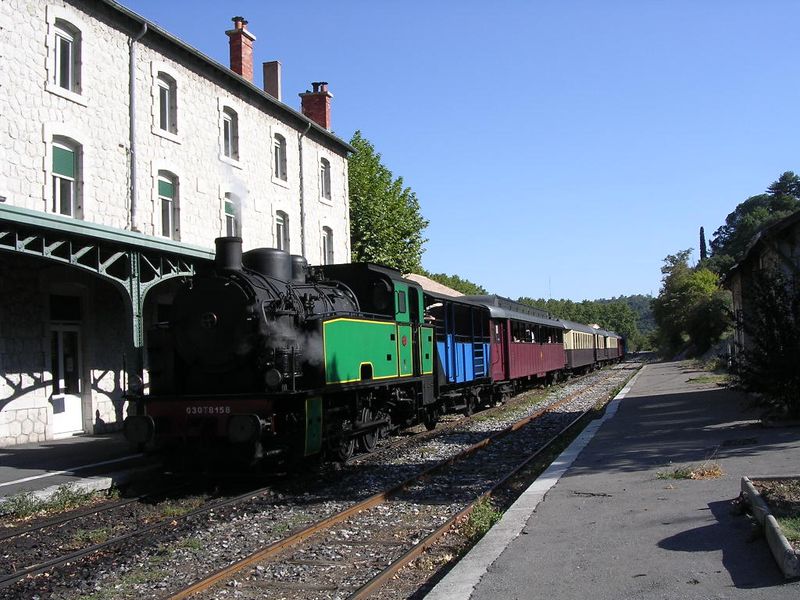 Train à vapeur St Jean du Gard - Anduze