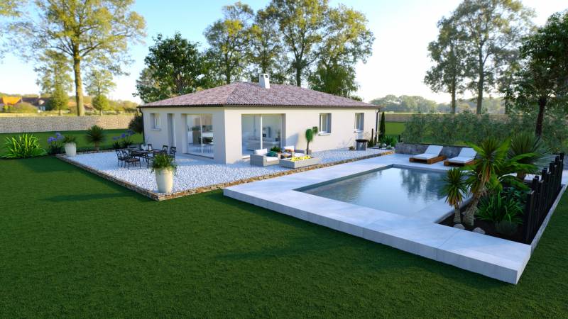 Terrain à bâtir et maison neuve à Ganges dans l'Hérault
